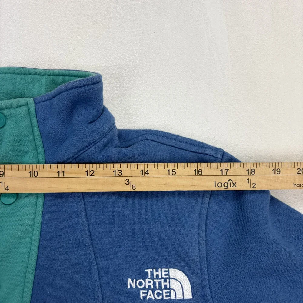 The North Face Men's‎ Colorblock Snap Pullover Sweatshirt Sz S